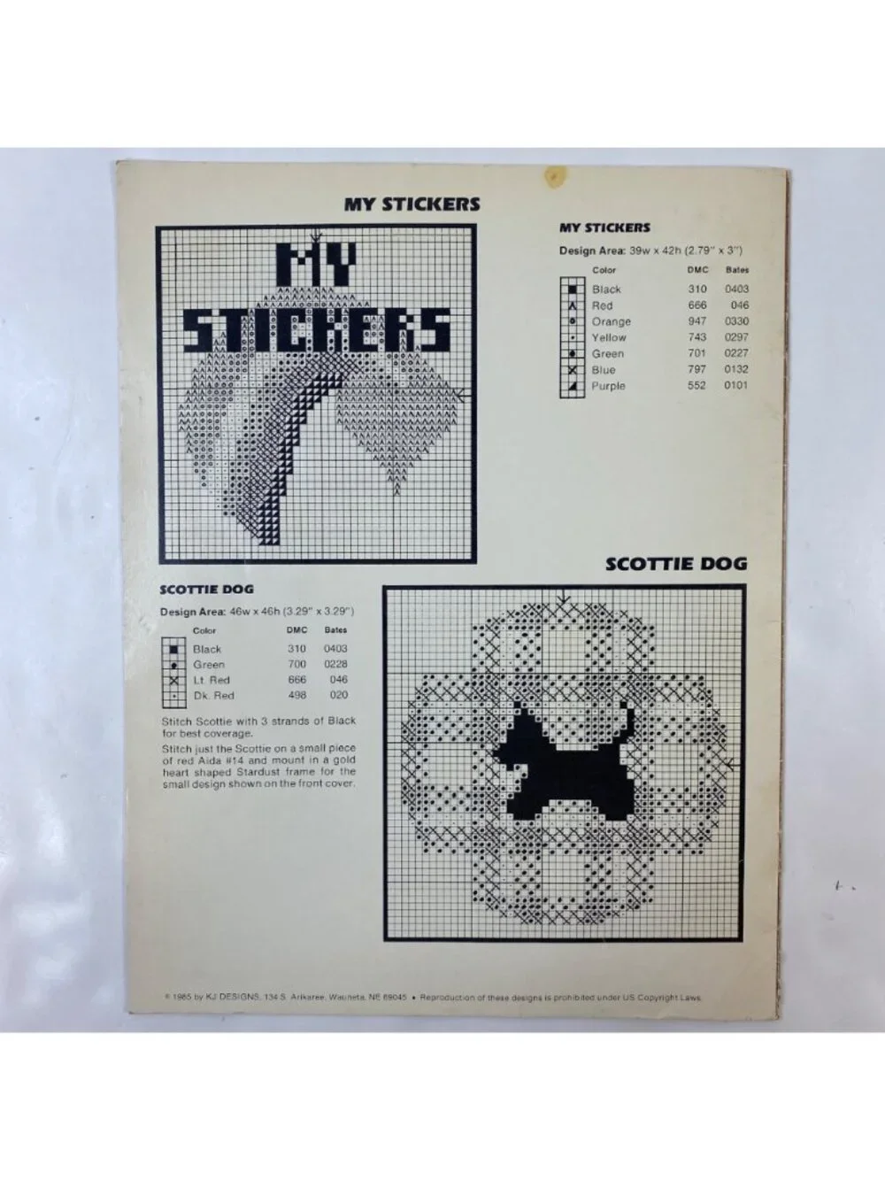 Stow Aways Cross Stitch Book Joan Green Karen Nordhauser JKG Designs 1986